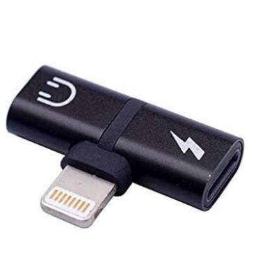 2-In-1 Lightning Earphone And Charger Connector With Pouch 2-In-1 Lightning Earphone And Charger Connector With Pouch